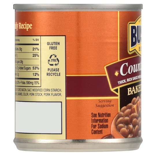 Bush's Country Style Baked Beans, Canned Beans, 8.3 oz