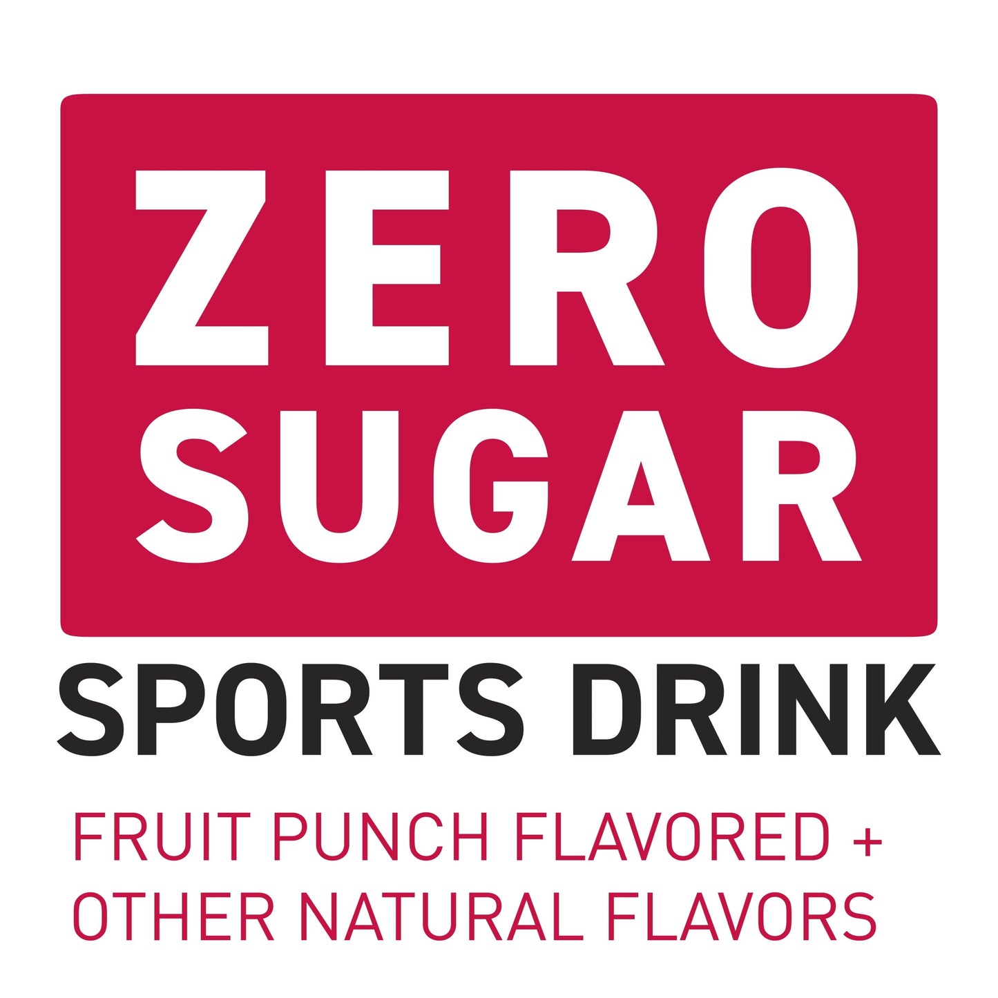 POWERADE Electrolyte Enhanced Zero Sugar Fruit Punch Sport Drink, 20 fl oz, 8 Count Bottles