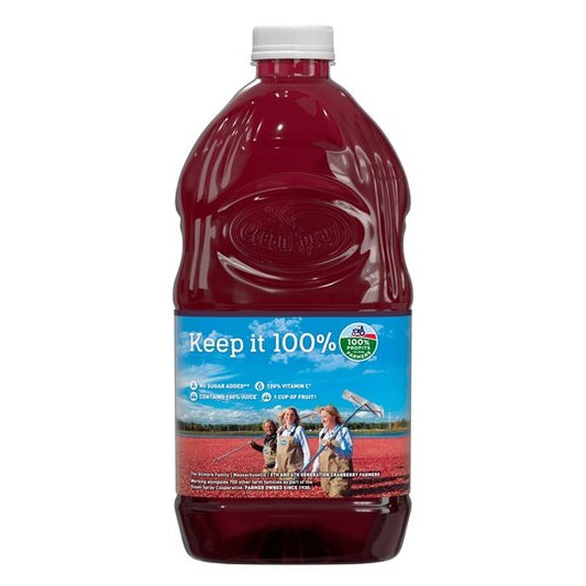 Ocean Spray ® 100% Juice Cranberry Elderberry, 64 oz