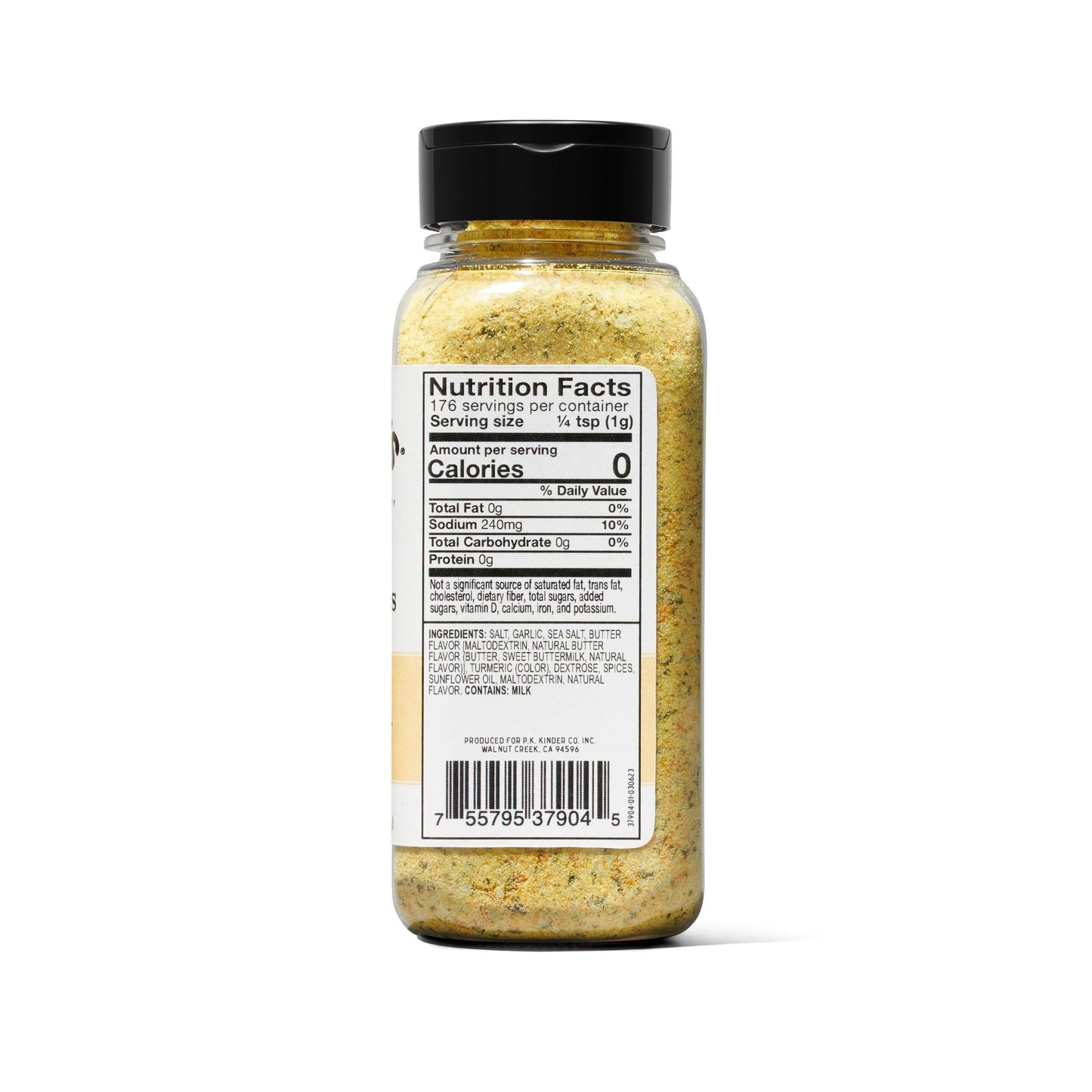 Kinder's Salt Blends Seasoning Buttery Garlic Salt, 6.2oz