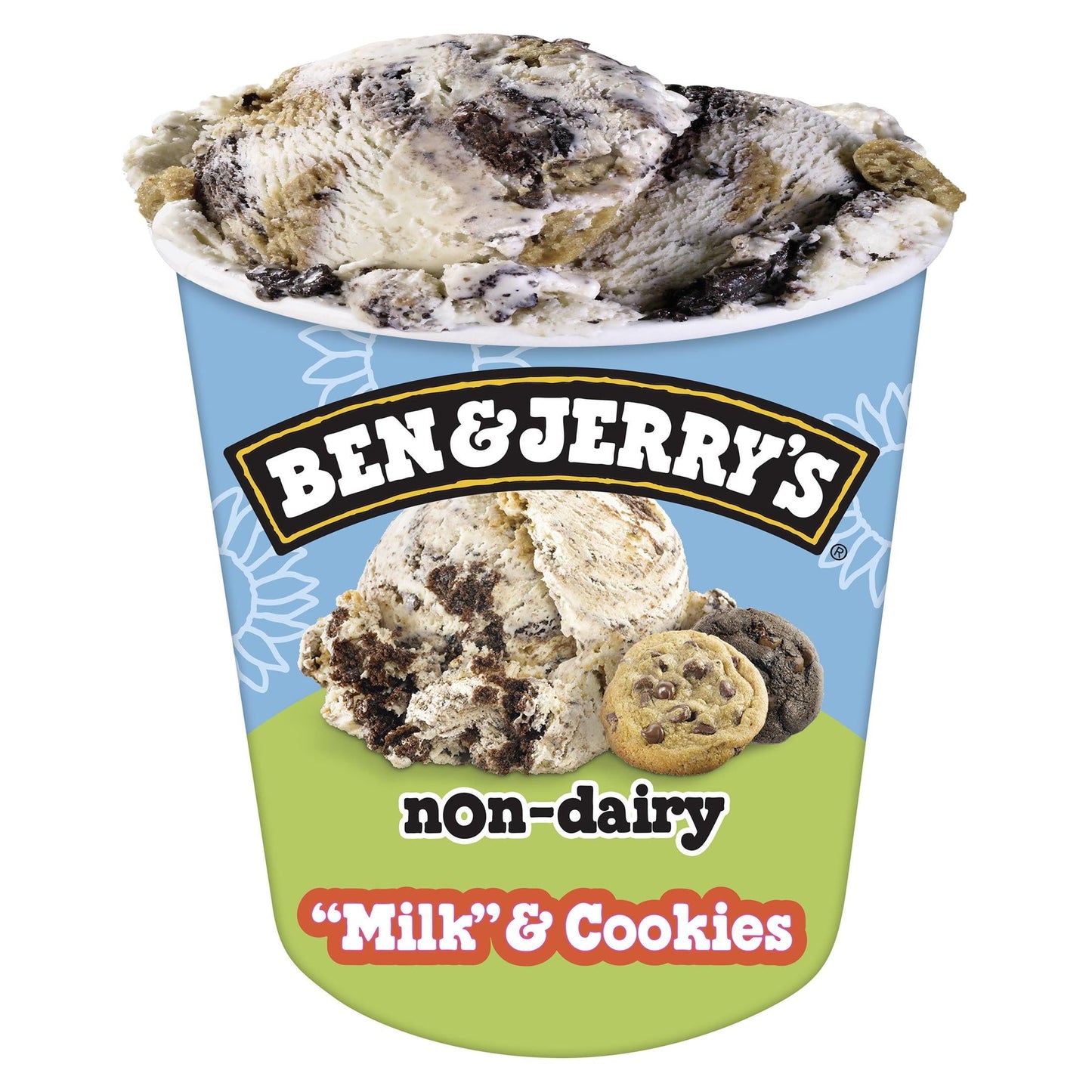Ben & Jerry's Non Dairy Milk and Cookies Ice Cream, 16 fl oz