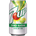 7UP Zero Sugar Lemon Lime Soda, 12 fl oz cans, 12 pack