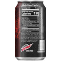 Mountain Dew Code Red Cherry Flavored Soda Pop, 12 fl oz, 12 Pack Cans