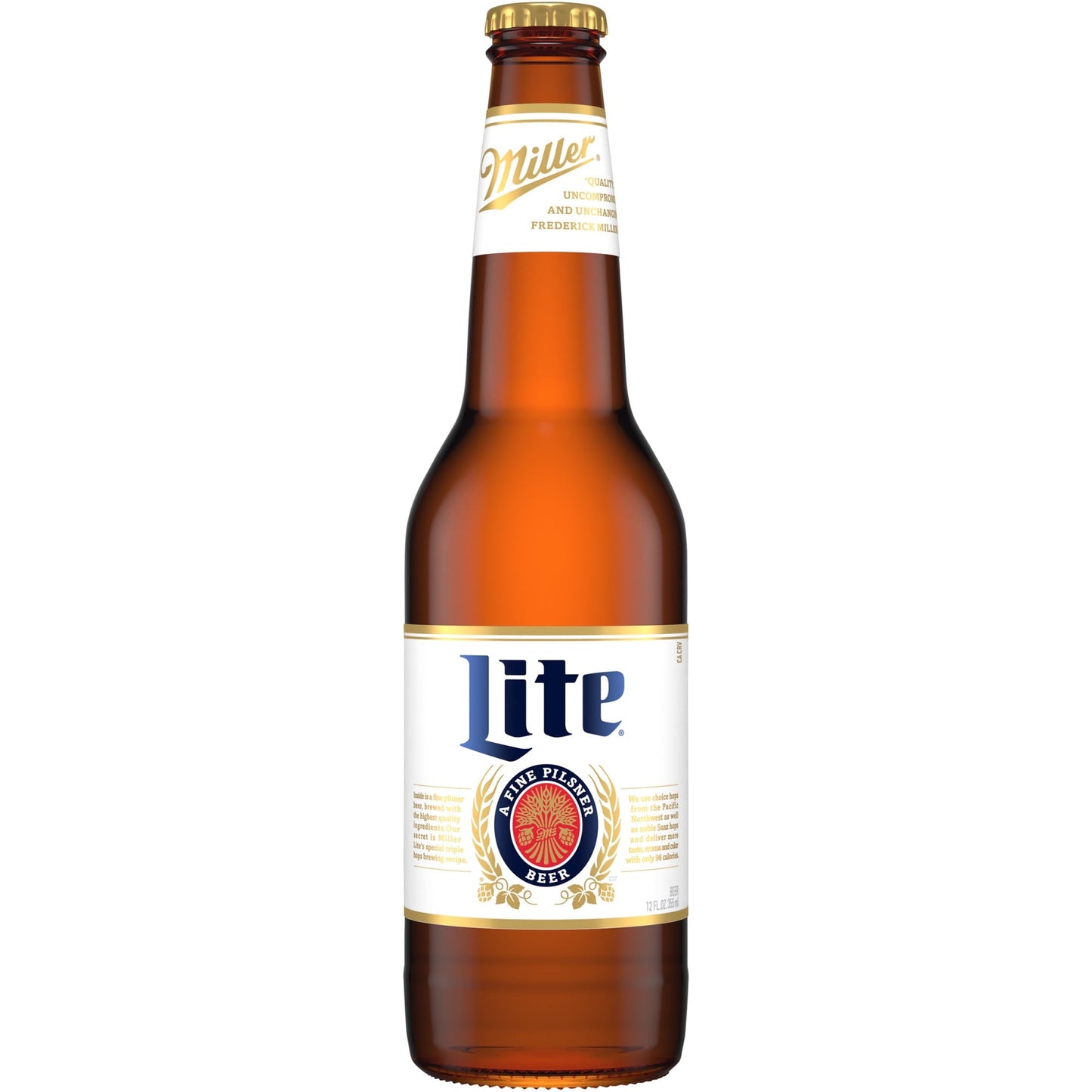 Miller Lite Lager Beer, 12 Pack, 12 fl oz Bottles, 4.2% ABV