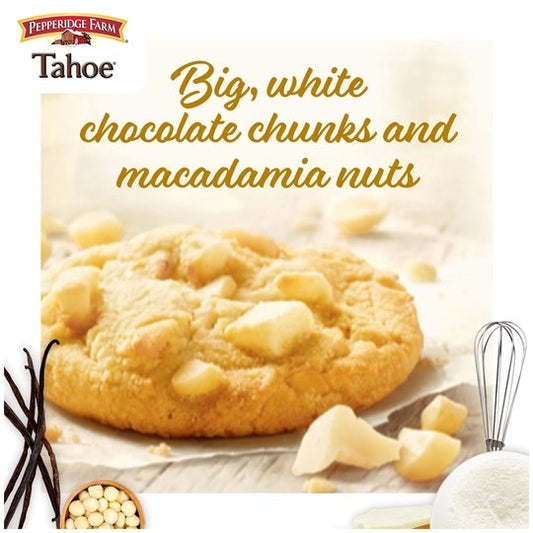 Pepperidge Farm Tahoe Crispy White Chocolate Macadamia Nut Cookies, 7.2 oz Bag (8 Cookies)