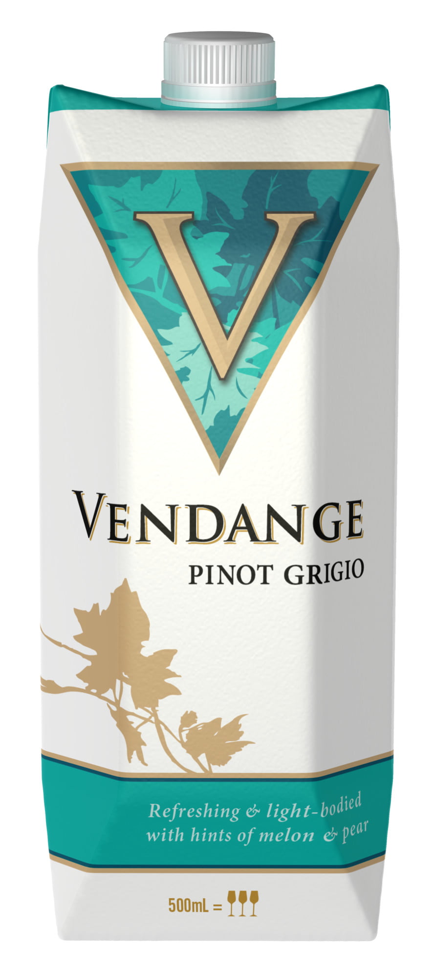 Vendange Pinot Grigio White Wine 500ml Go Pack