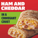 Hot Pockets Frozen Snacks, Ham and Cheddar Croissant Crust, 12 Regular Sandwiches (Frozen)