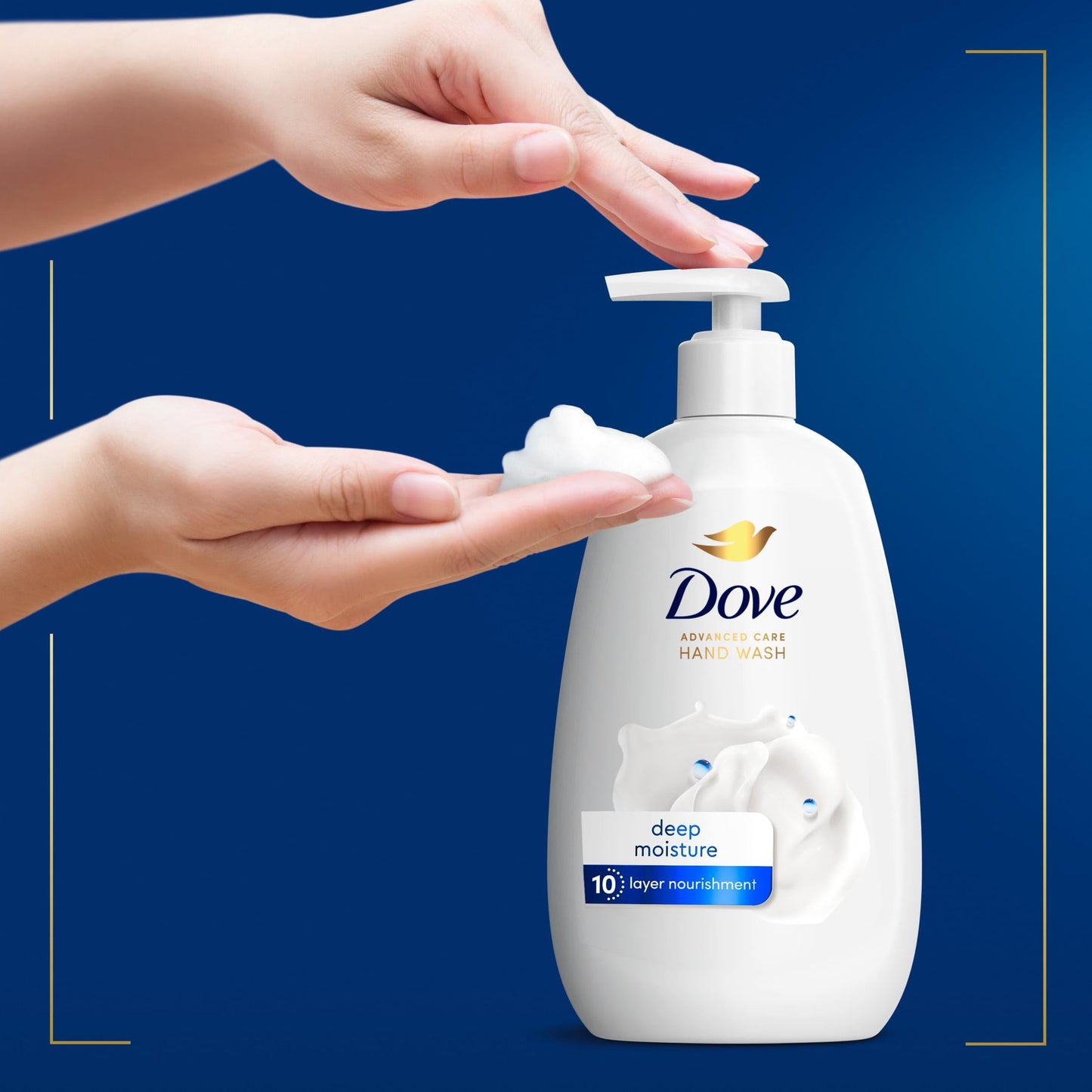 Dove Advanced Care Daily Use Deep Moisture Hand Soap, 12 fl oz