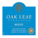 Oak Leaf Vineyards Moscato White Wine, 1.5 L Glass, ABV 10.00%