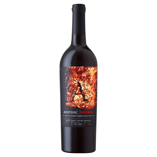 Apothic Inferno Red Blend Wine, California, 750ml Glass Bottle