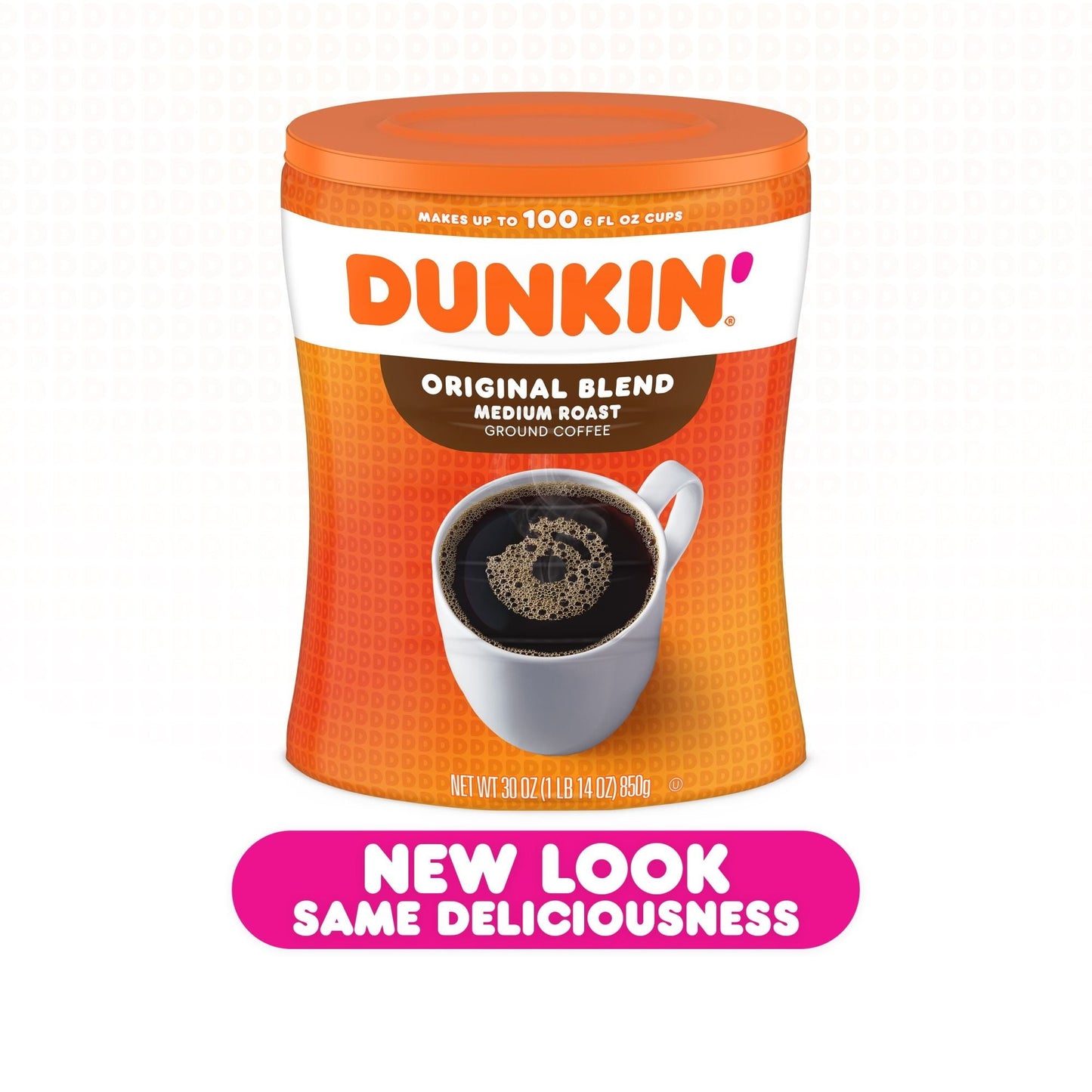 Dunkin' Original Blend, Medium Roast Coffee, 30-Ounce Canister