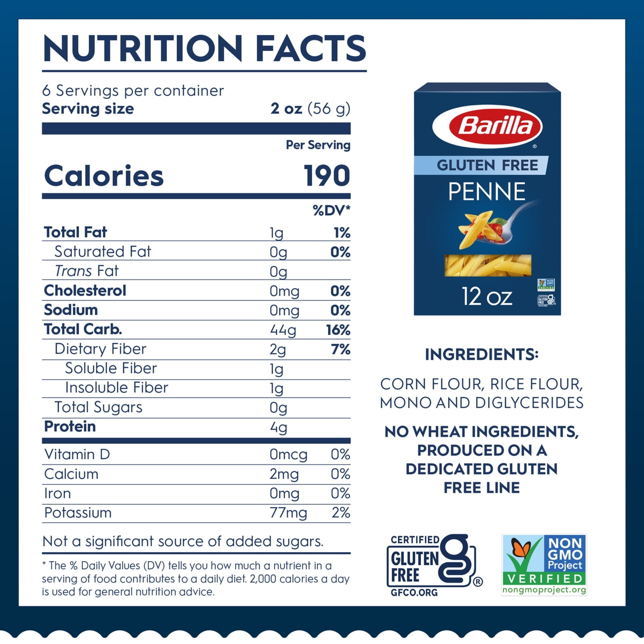 Barilla Gluten Free Penne Pasta, 12 oz