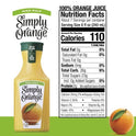 Simply Non GMO High Pulp Orange Juice, 52 fl oz Bottle