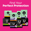 U by Kotex Balance Ultra Thin Pads with Wings, Regular Absorbency, 18 Count