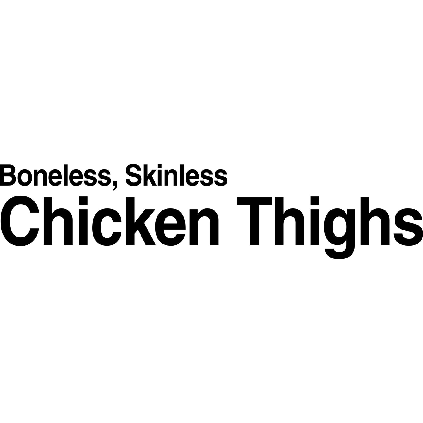 Freshness Guaranteed Boneless Skinless Chicken Thighs, 2.75 - 4.0 lb Tray