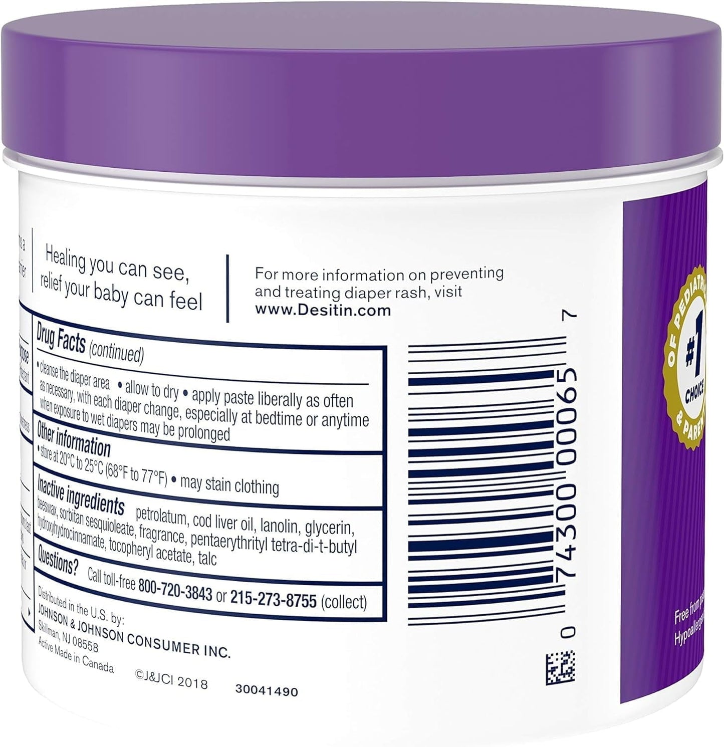 Desitin Maximum Strength Baby Diaper Rash Cream with Zinc Oxide, 16 oz