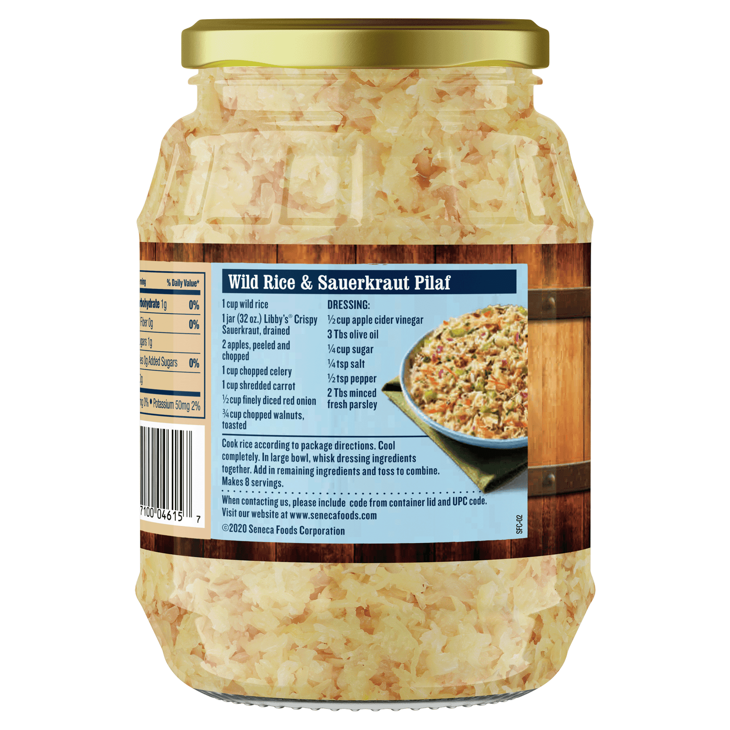 Libby's Crispy Sauerkraut, 32 oz Jar