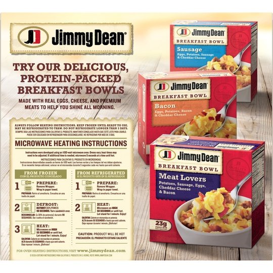 Jimmy Dean Sausage Egg & Cheese Biscuit Sandwich, 18 oz, 4 Ct (Frozen)