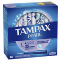 Tampax Pearl Tampons with LeakGuard Braid, Light Absorbency, 36 Ct