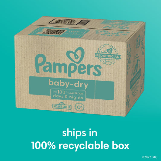Pampers Baby Dry Diapers Size 3 210 Count (Select for More Options)