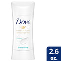 Dove Advanced Care Long Lasting Women's Antiperspirant Deodorant Stick, Unscented, 2.6 oz