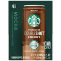 Starbucks Doubleshot Energy Mocha Coffee Energy Drink, 11 oz, 4 Pack Cans