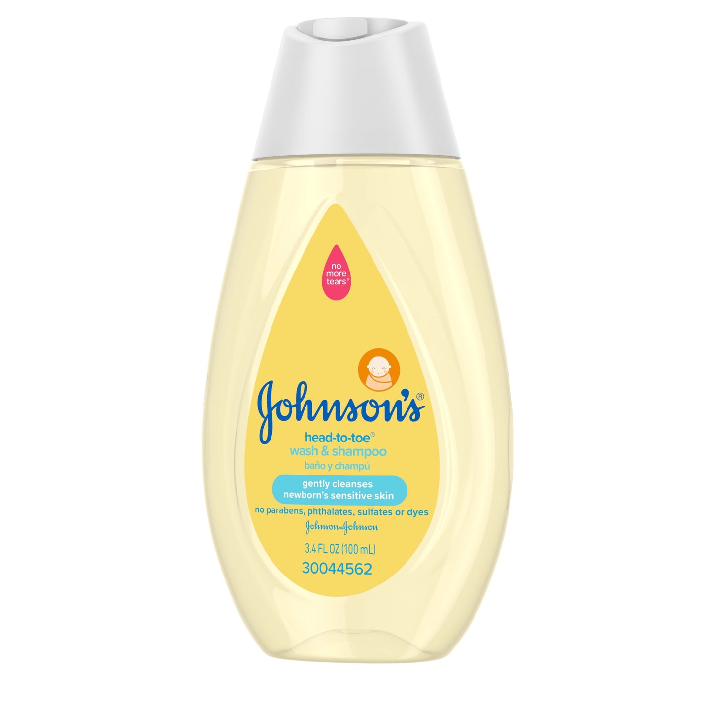 Johnson's Head-To-Toe Tearless Gentle Baby Wash & Shampoo, 3.4 fl. oz