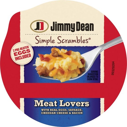 Jimmy Dean Simple Scrambles Meat Lovers Quick Breakfast Cup, 5.35 oz