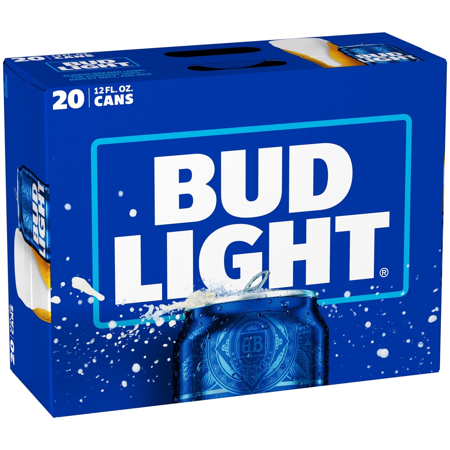 Bud Light Beer, 20 Pack Beer, 12 fl oz Aluminum Cans, 4.2% ABV, Domestic Lager