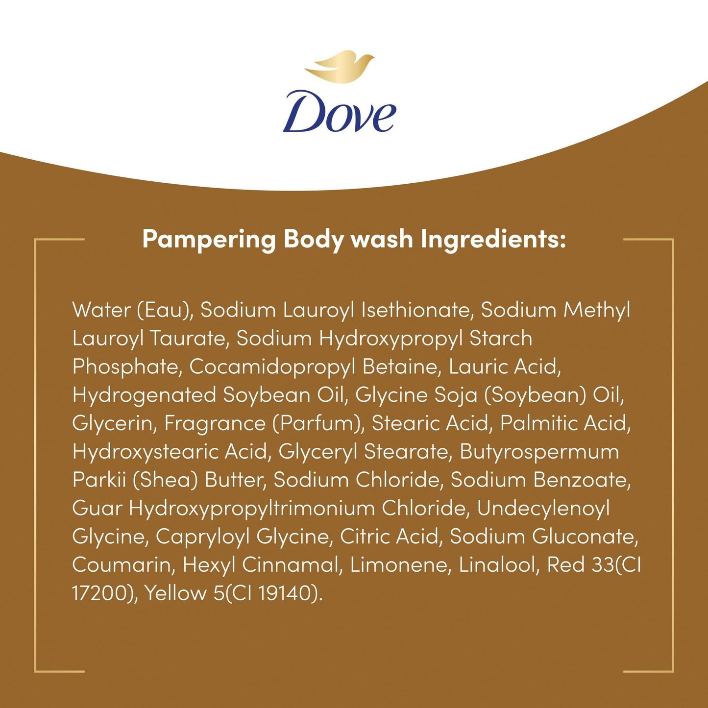 Dove Pampering Long Lasting Gentle Body Wash Twin Pack, Shea Butter and Vanilla, 20 fl oz