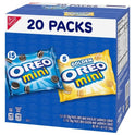 OREO Mini Mix Sandwich Cookies Variety Pack, 20 Snack Packs