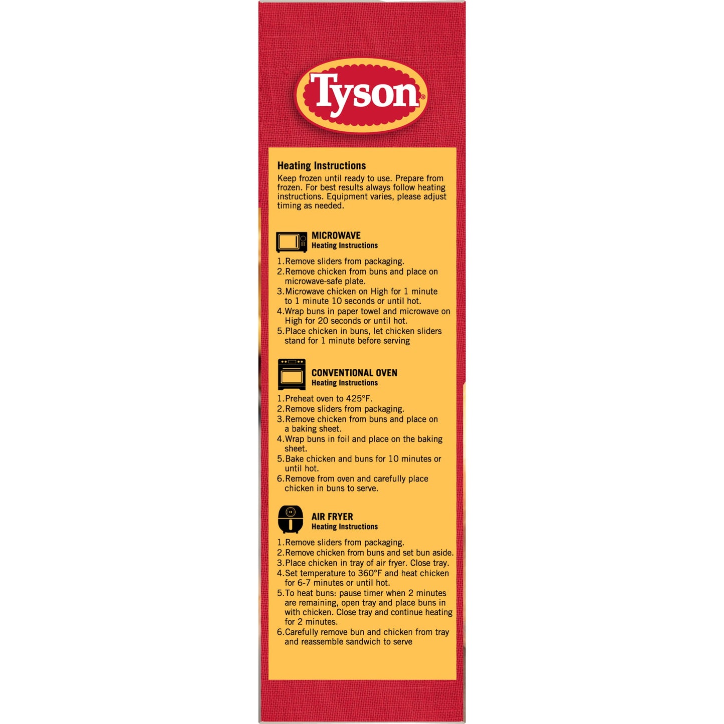 Tyson Original Chicken Breast Sandwich, 24 oz, 4 ct Box