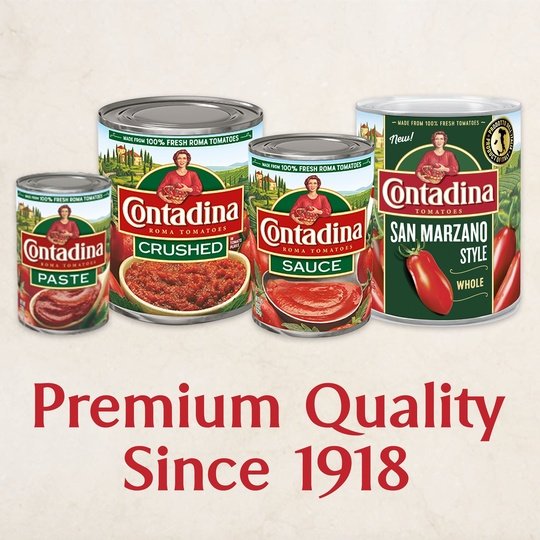 Contadina Canned Tomato Paste with Italian Herbs, 6 oz Can