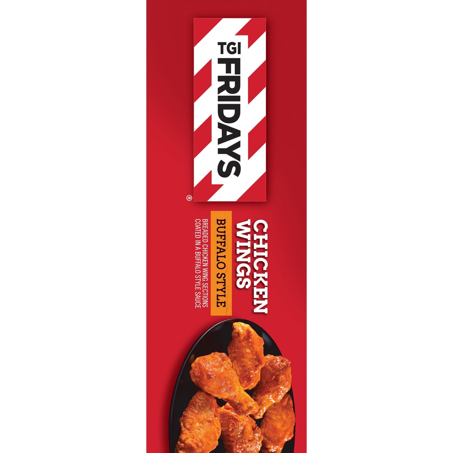 TGI Fridays Frozen Appetizers Buffalo Style Chicken Wings, 9 oz. Box