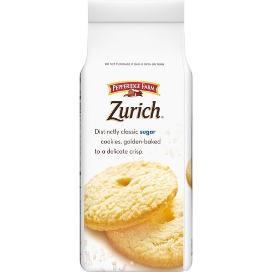 Pepperidge Farm Zurich Sugar Cookies, 5.25 oz Bag