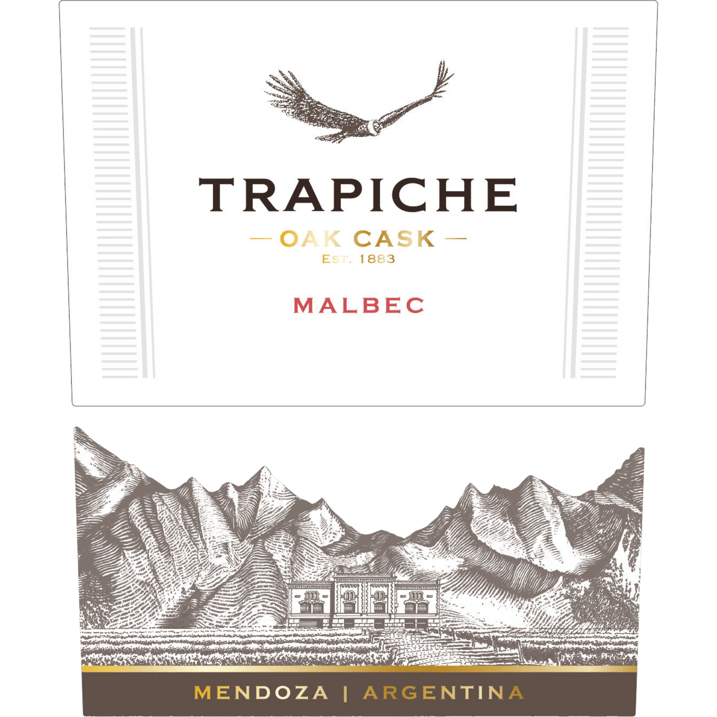 Trapiche™ Oak Cask Malbec Red Wine, 2017 Mendoza, Argentina, 750 mL