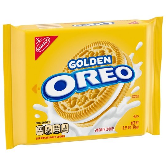 OREO Golden Sandwich Cookies, 13.29 oz