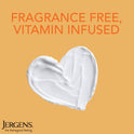 Jergens Fragrance Free Unscented Lotion, Ultra Healing Dry Skin Moisturizer, for Sensitive Skin, 48hr Hydration, 21 Oz