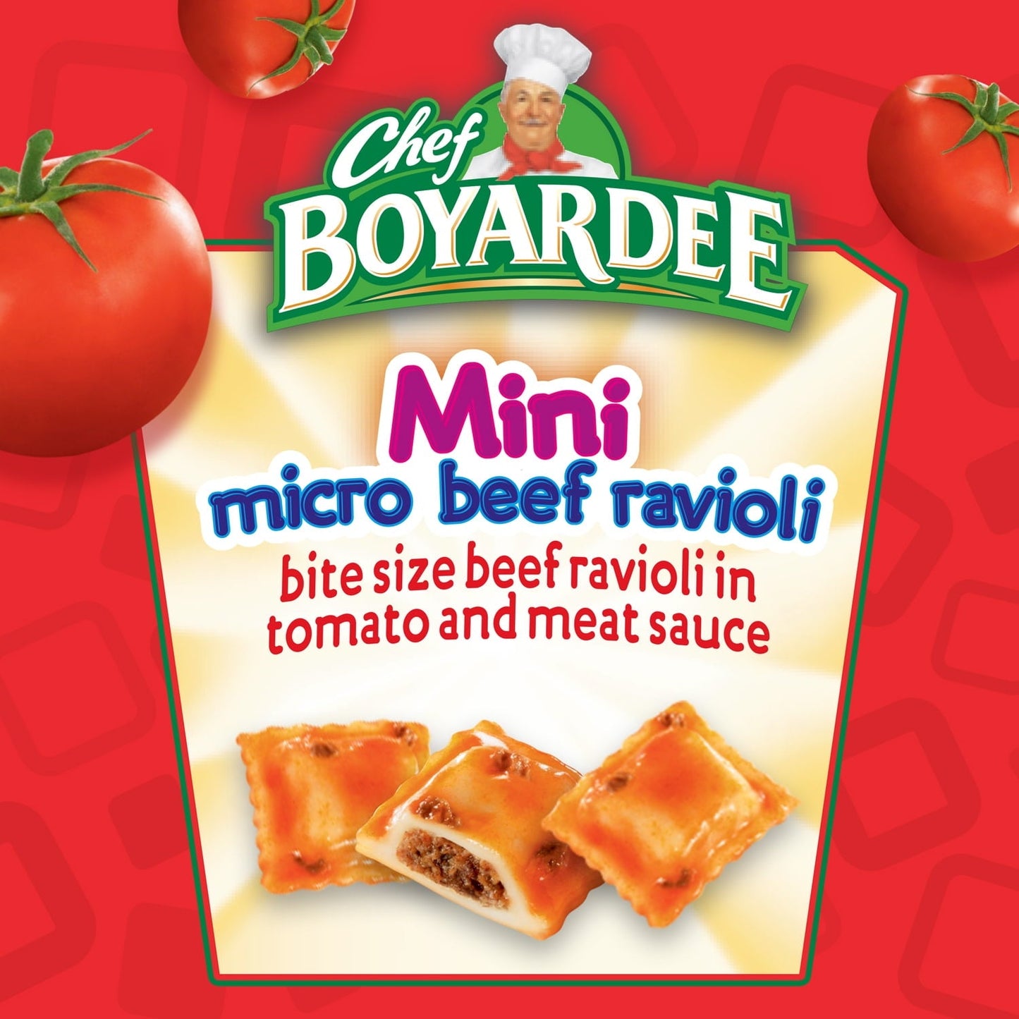 Chef Boyardee Mini Micro Beef Ravioli, 7.5 oz