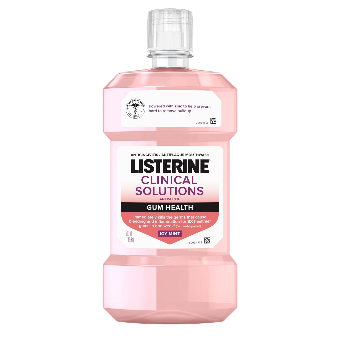 Listerine Clinical Solutions Gum Health Antiseptic Mouthwash, 500 mL