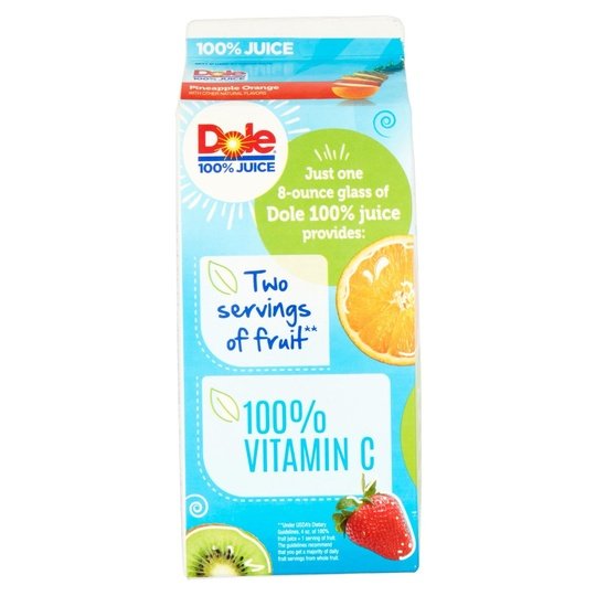 Dole Pineapple Orange 100% Juice 59 oz Bottle