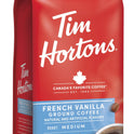 Tim Hortons French Vanilla Flavored Coffee, Medium Roast Ground Arabica, 12 oz Bag