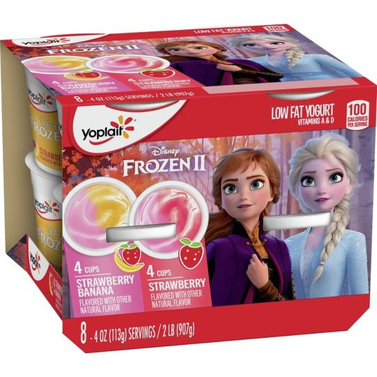 Yoplait Low Fat Kids Yogurt, Super Hero Variety Pack, 8 Cups