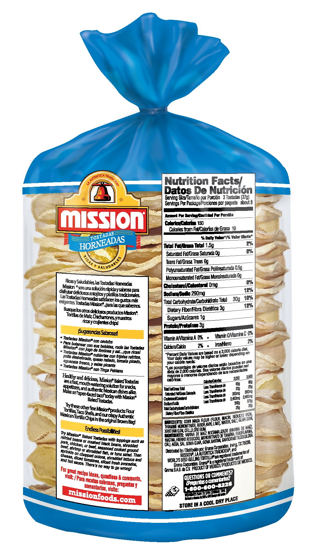 Mission Baked Tostadas, 22 Count