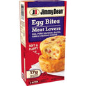 Jimmy Dean Meat Lovers Egg Bites, Pork Sausage Bacon Ham and Cheddar Cheese, 2 Count (Frozen)