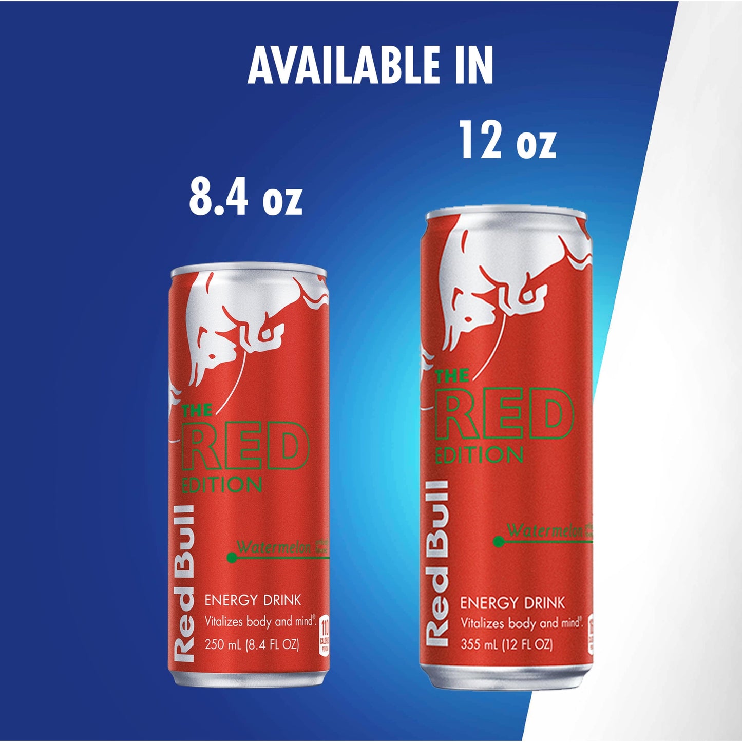 Red Bull Red Edition Watermelon Energy Drink, 12 fl oz, Pack of 4 Cans