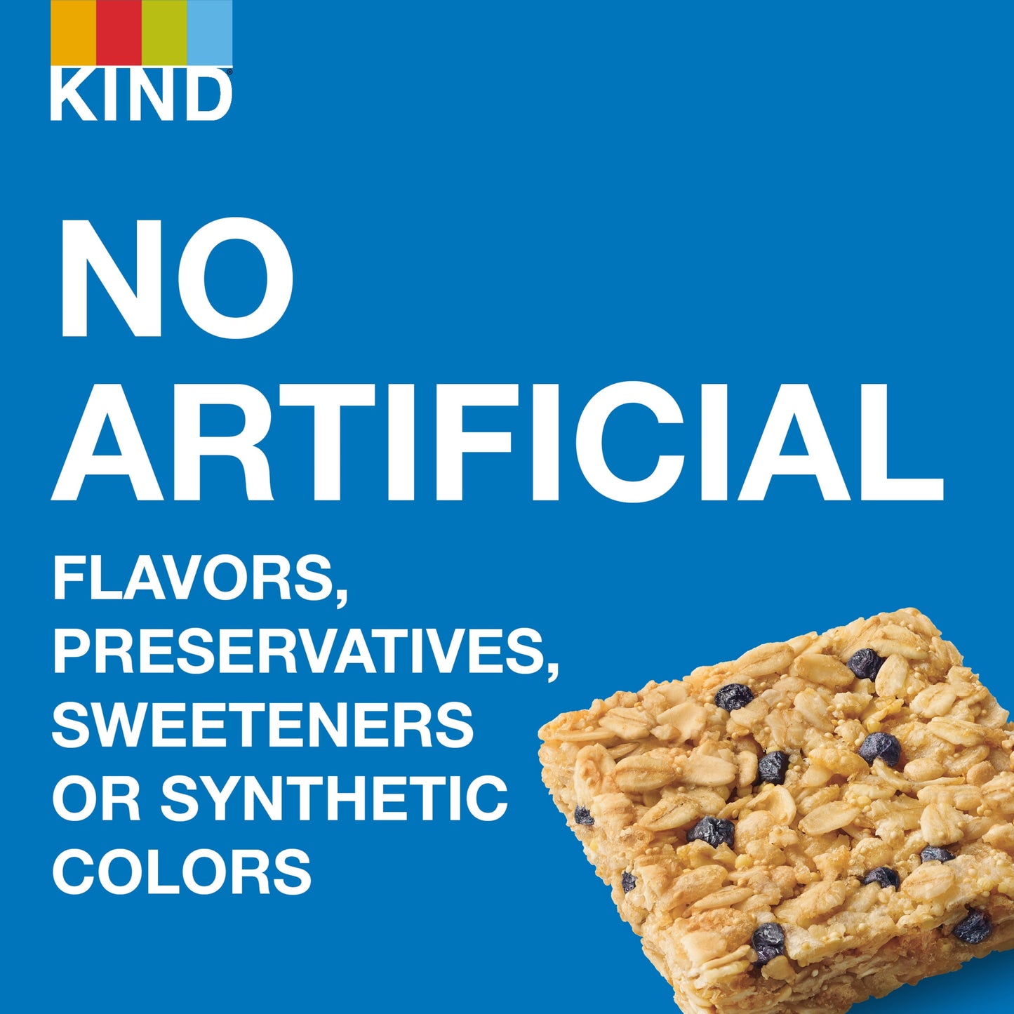 KIND Healthy Grains Gluten Free Vanilla Blueberry Snack Bars, 1.2 oz, 5 Count