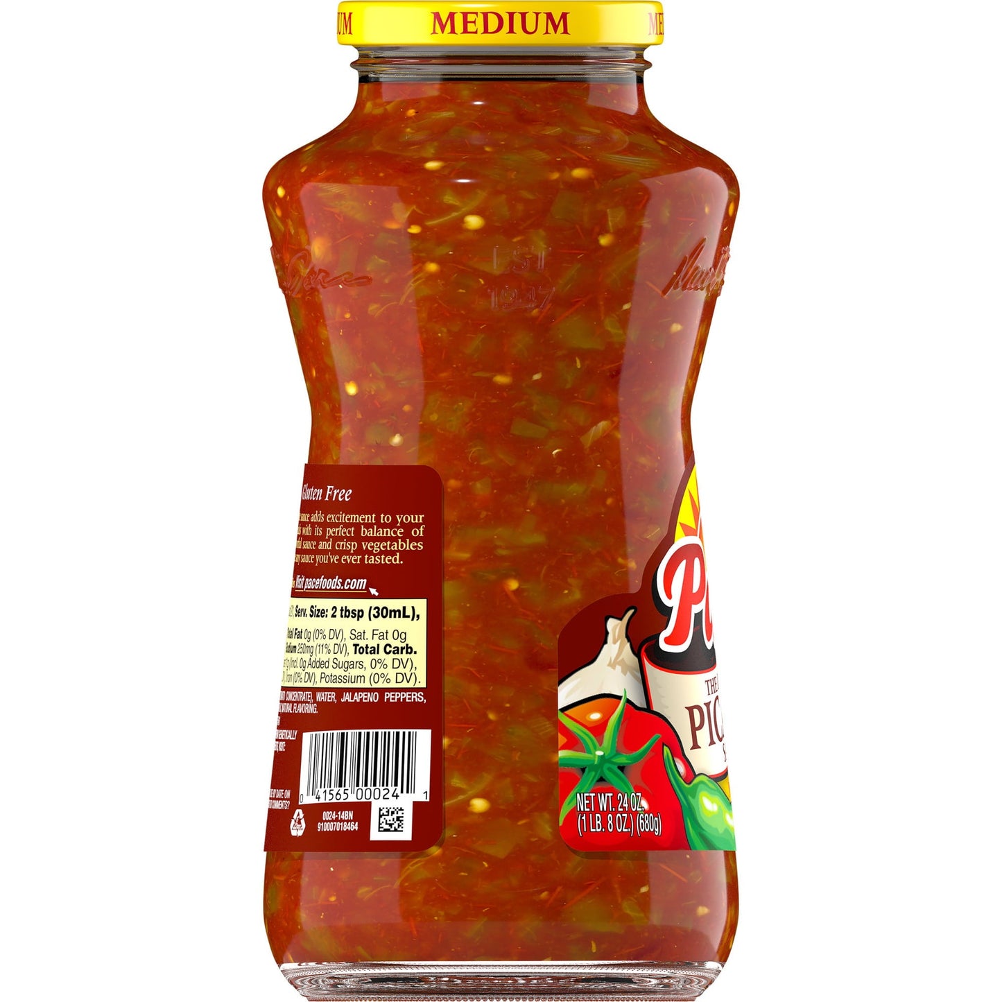 Pace Medium Picante Sauce, 24 oz Jar