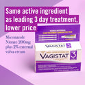 Vagistat by Vagisil 3-Day Vaginal Antifungal Yeast Infection Treatment Cream, Combination Pack