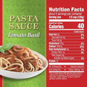 Hunt's Tomato Basil Pasta Sauce, 100% Natural Tomato Sauce, Spaghetti Sauce, 24 oz Can